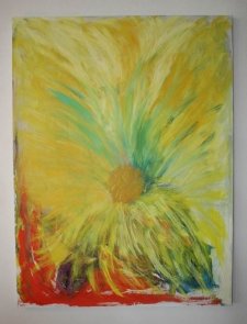 Fruit of Life Cremation Ash Painting