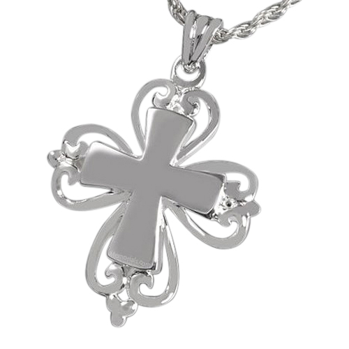 Abbey Cross Cremation Pendant III