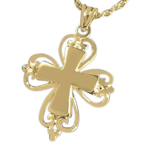 Abbey Cross Cremation Pendant II