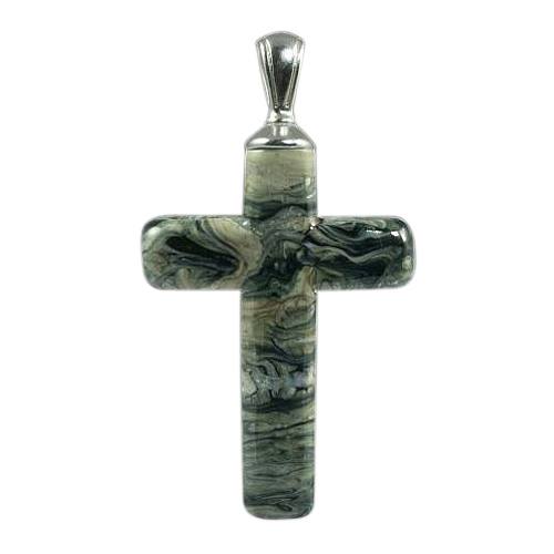 Abyss Cross Cremation Ash Pendants