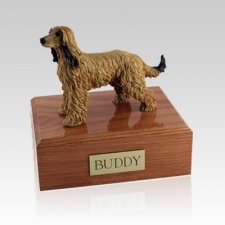 Afghan Hound Large Dog Urn