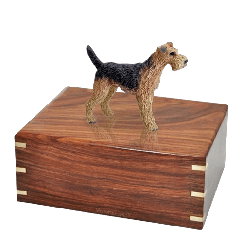 Airedale Large Doggy Urn