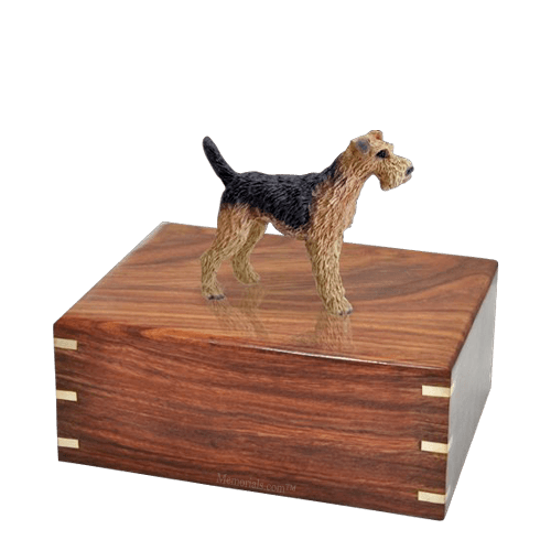 Airedale Medium Doggy Urn