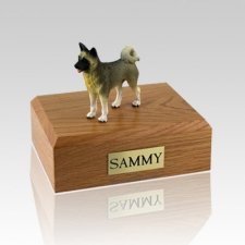 Akita Gray Dog Urns