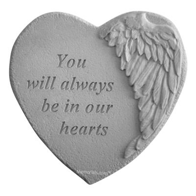 Always Angel Heart Stone
