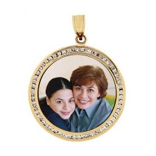 Always Yellow Gold Photo Pendant