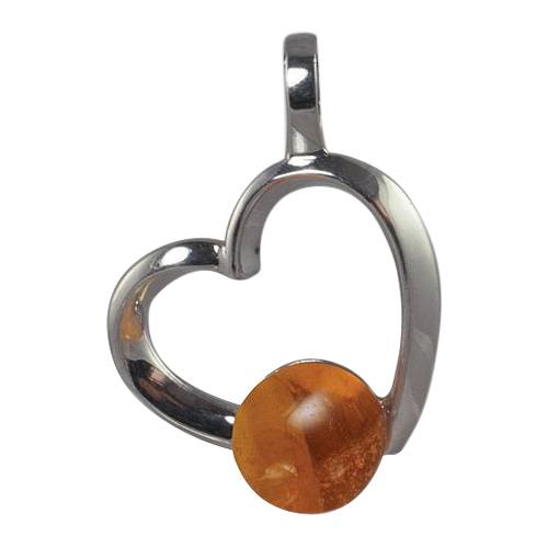 Amber Amore Cremation Ash Pendant