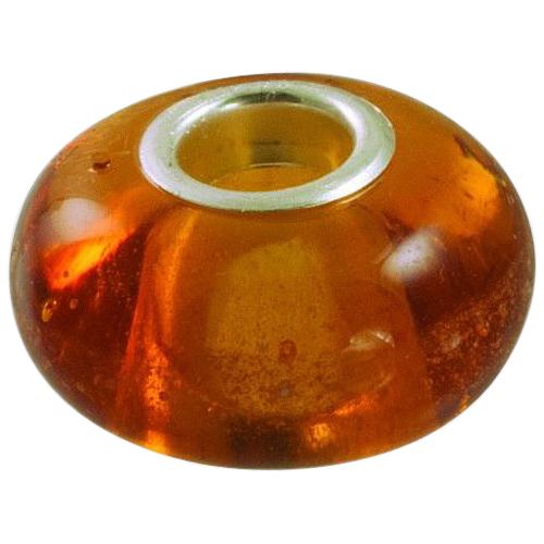 Amber Elegance Cremation Ash Bead