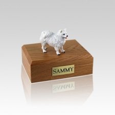 American Eskimo Small Dog Urn