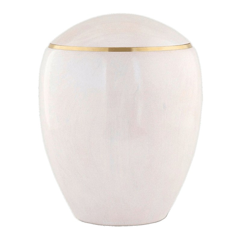 Ammil Pearl Wood Cremation Urn