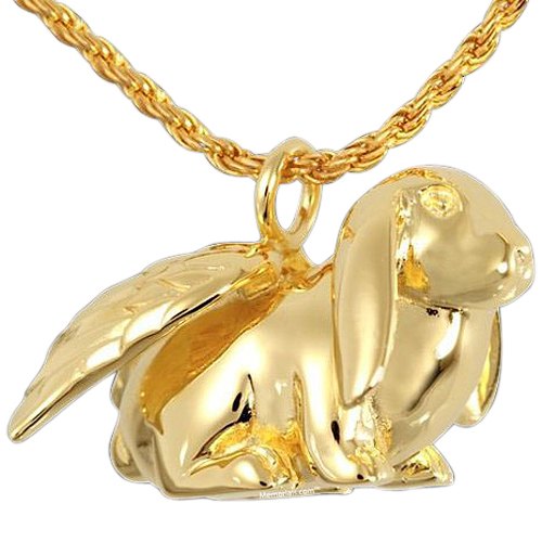 Angel Bunny Cremation Pendant II