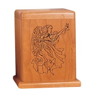 Angel Cherry Keepsake Cremation Urn