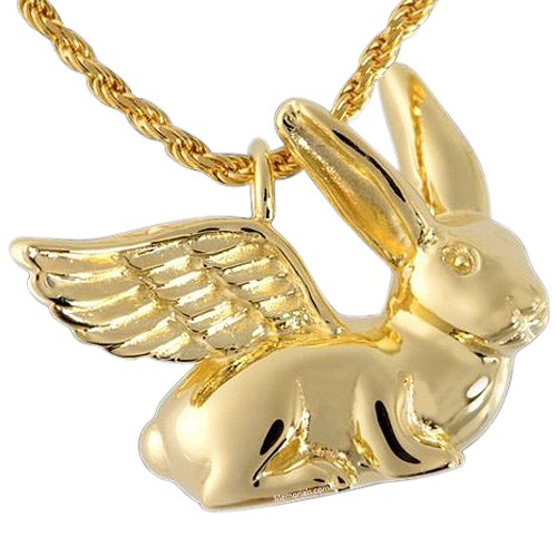 Angel Rabbit Cremation Pendant II