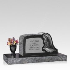 Angel Upright Cemetery Headstone