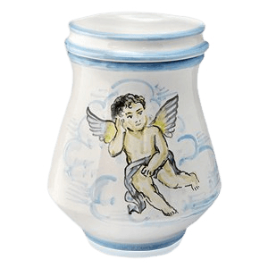 Angelical Small Ceramic Cremation Urn