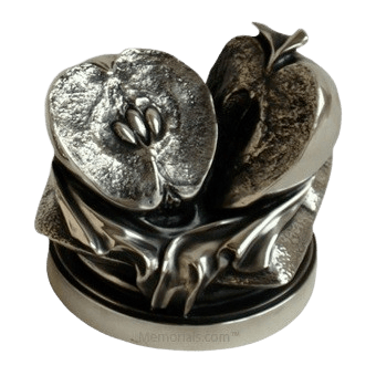 Apple Silver Keepsake Urn