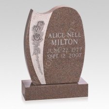 Ardor Upright Cemetery Headstone