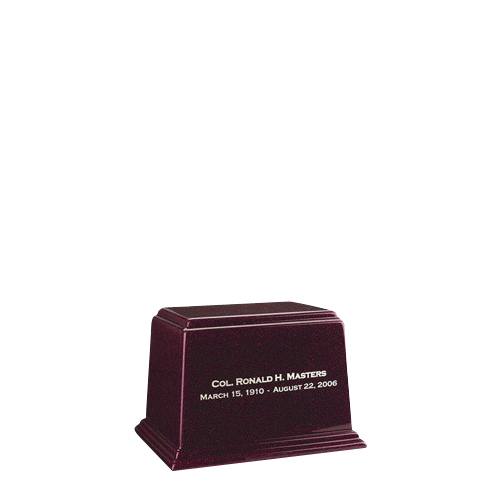 Ark Burgundy Mini Marble Urn