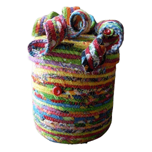 Artful Cotton Cremation Urn