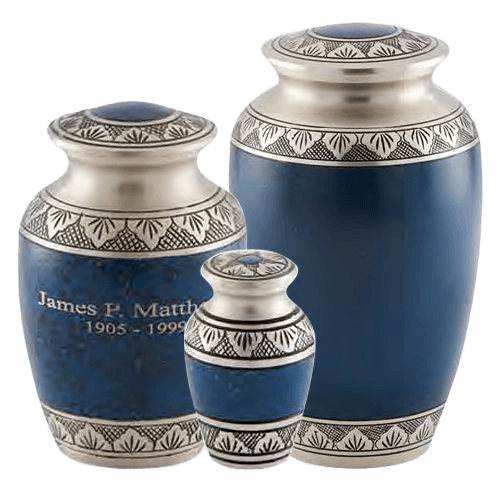 Athens Blue Cremation Urns