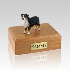 Australian Sheepdog Tri-Color Dog Urns