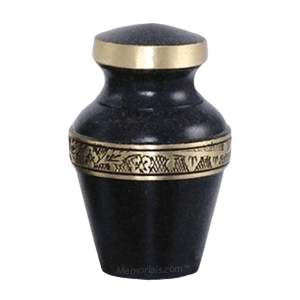 Avalon Black Keepsake Cremation Urns
