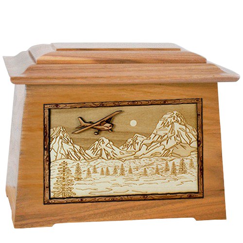 Aviation Oak Aristocrat Cremation Urn