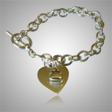 Paw Cremation Ash Bracelet