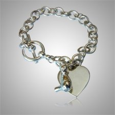 Cat Cremation Ash Bracelet