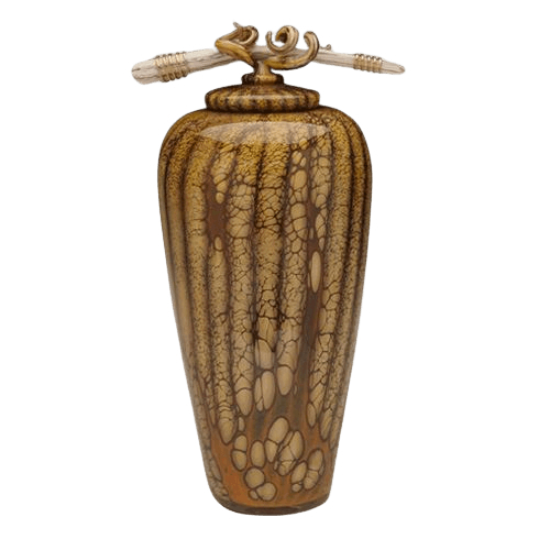 Batik Jar Bone Art Cremation Urn