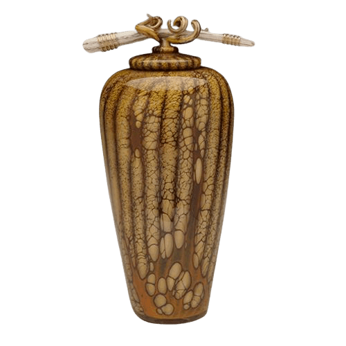 Batik Jar Bone Art Companion Urn