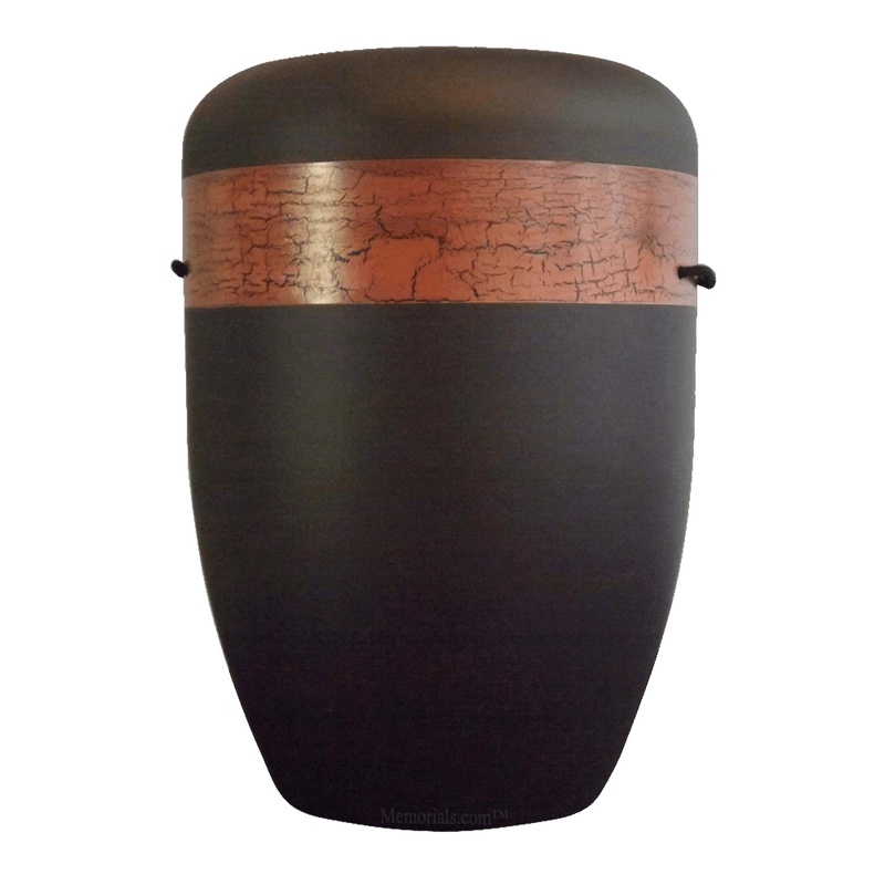 Bronzed Band Biodegradable Urn