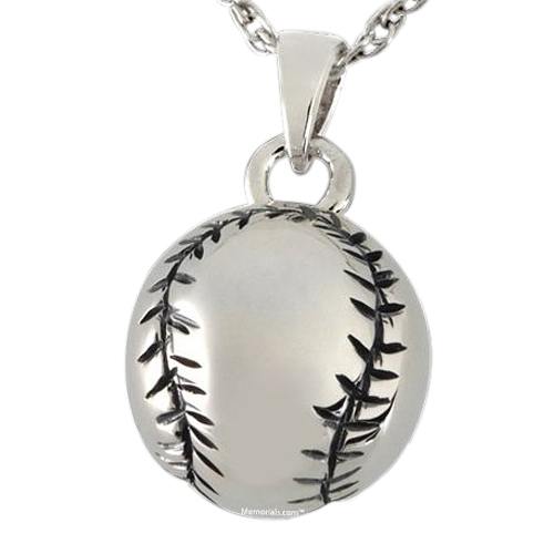 Baseball Cremation Pendant III