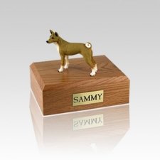 Basenji Small Dog Urn