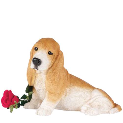 Basset Hound Cremation Urn