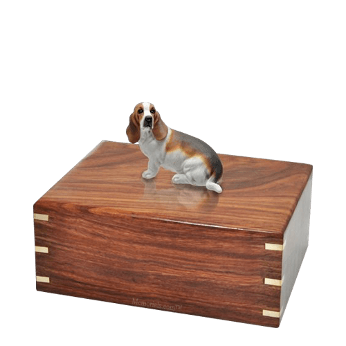 Basset Hound Medium Doggy Urn