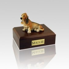 Basset Hound Small Dog Urn