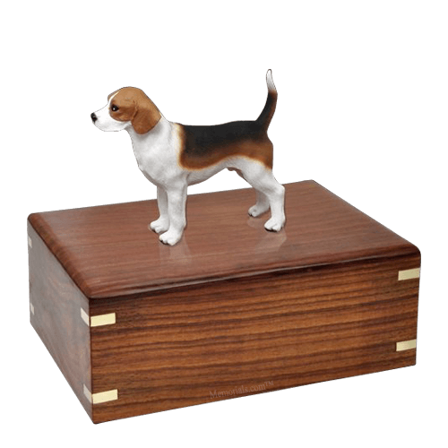 Beagle Standing Large Doggy Urn