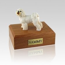 Bichon Frise Standing Large Dog Urn