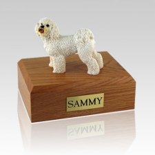 Bichon Frise Standing Dog Urns