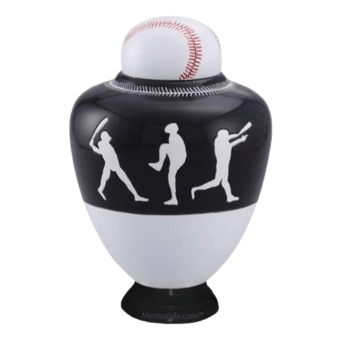 Big League Black Cremation Urn