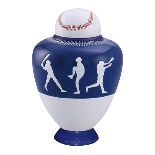 Big League Blue Cremation Urn