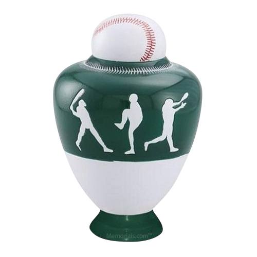 Big League Green Cremation Urn