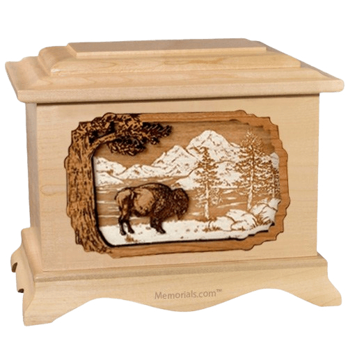 Bison Maple Cremation Urn