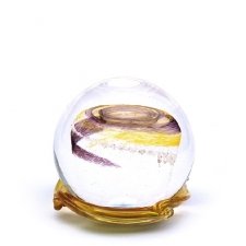 Black & Gold Galaxy Medium Memory Glass Keepsake