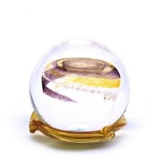 Black & Gold Galaxy Memory Glass Keepsake