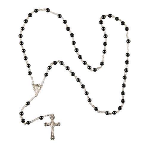Black Agate Rosary