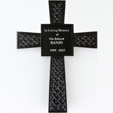 Black Celtic Pet Memorial Cross