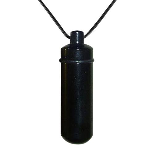 Black Cremation Pendant