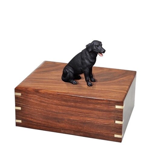 Black Labrador Medium Doggy Urn